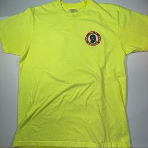 Supreme Mens Large Martin Luther King Jr I Have A Dream T-Shirt Neon Yellow Tee